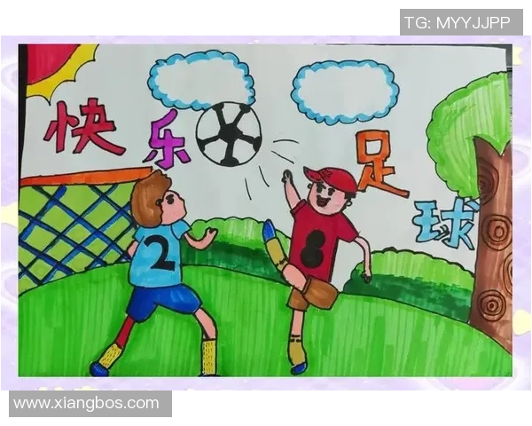 漫画风描绘绿茵场上闪耀的足球巨星风采